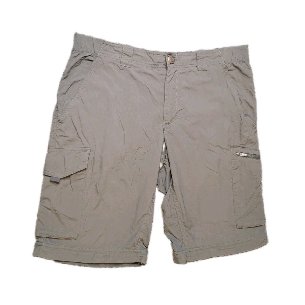 Columbia Omni Shade Sun Protection Shorts Outdoor Lightweight Green Men Size 32